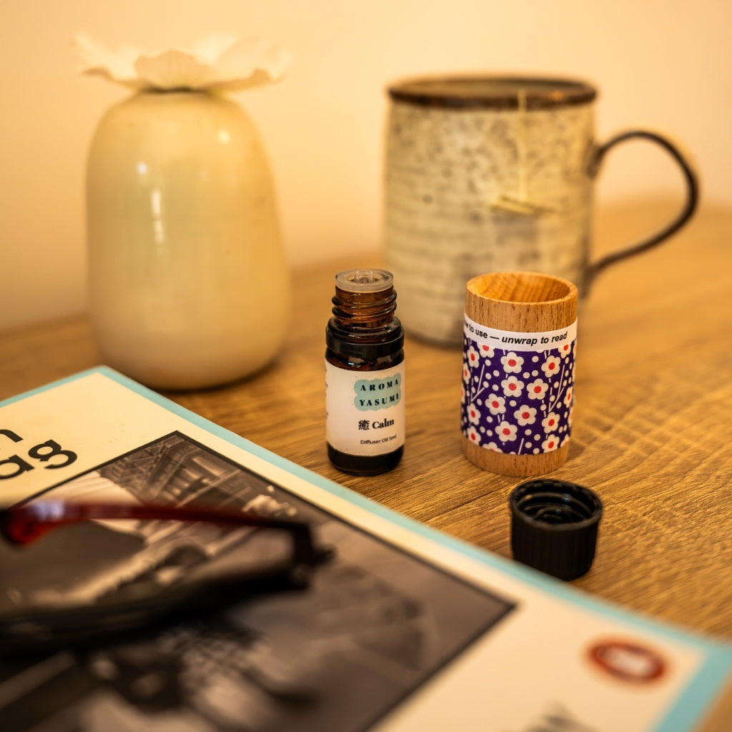 Wooden Essential Oil Diffuser Gift Set | AromaYasumi