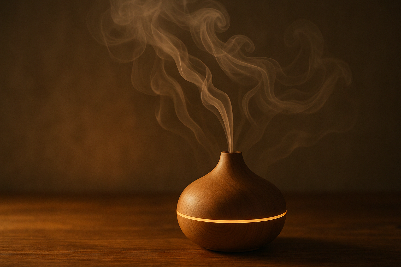 Breathing seeping from diffuer